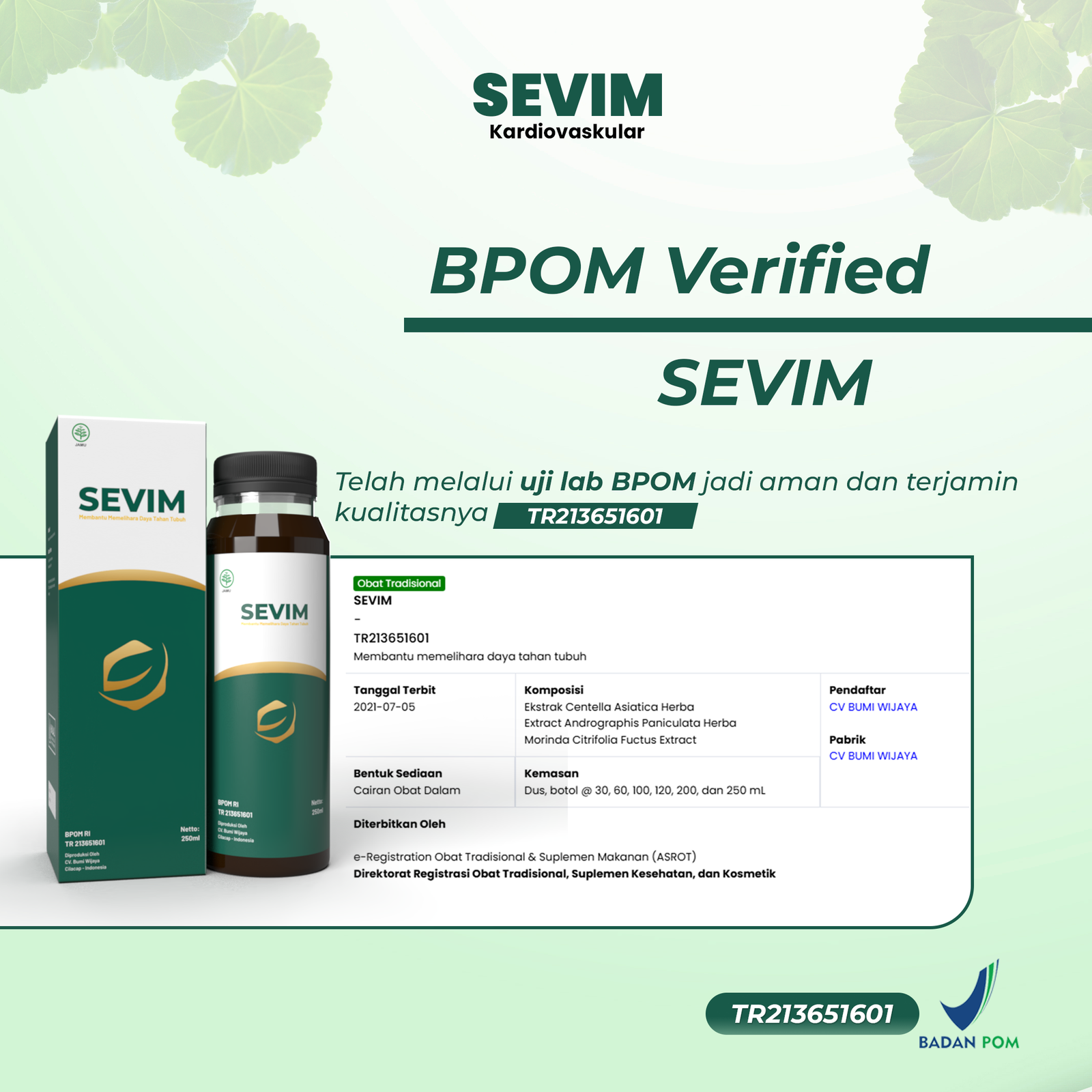 BPOM Certified